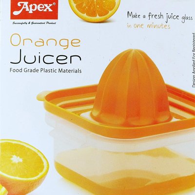 Apex Plastic Orange Juicer, Transparent